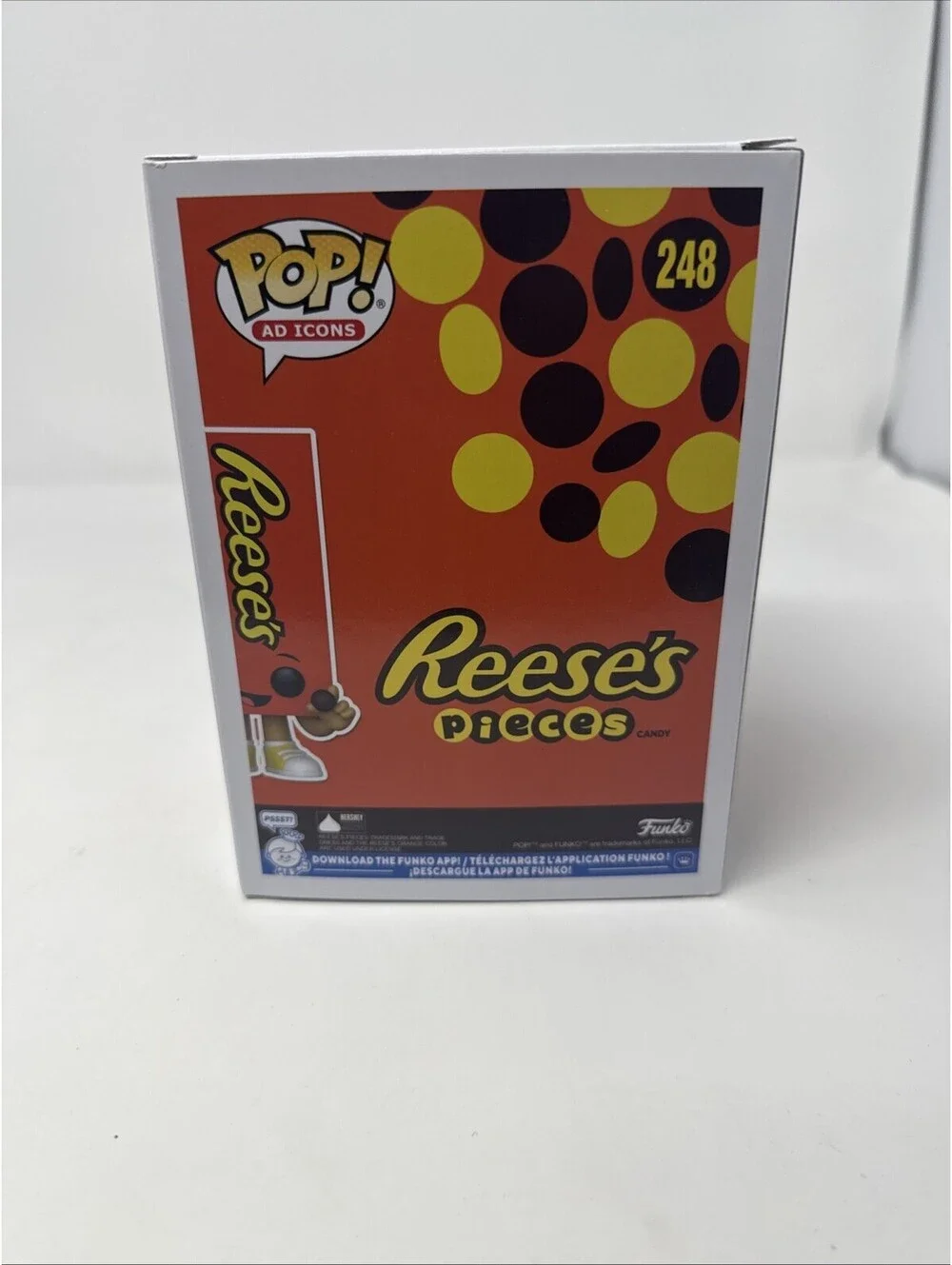 Funko Pop! Reese's Pieces Box #248 Super Rare HARD TO FIND!  Mint NIB